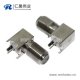 f型接插件母头pcb 板接插件射频同轴弯式
