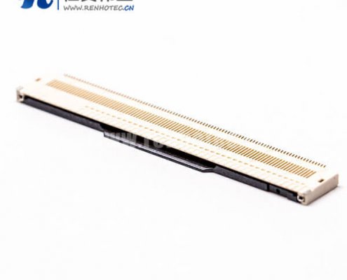 fpc座0.5PH前掀盖式下接触2.2H矩形接插件