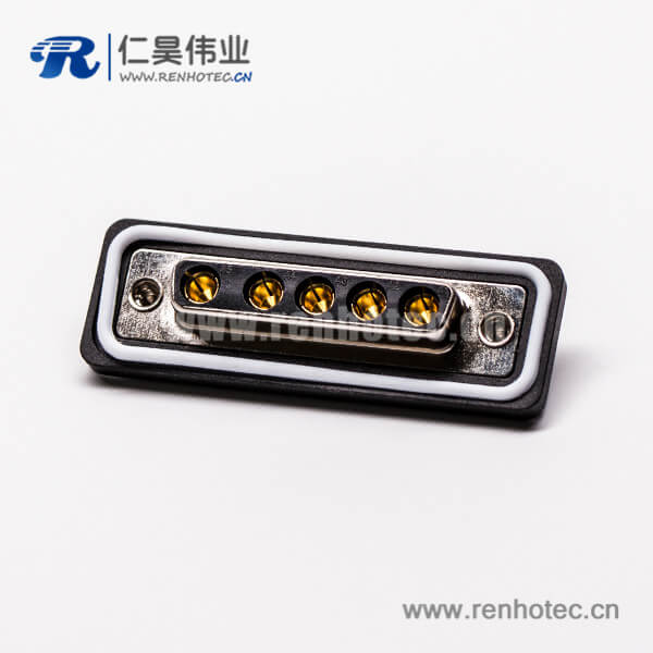 15 d sub焊线式接插件5w5母头直式接线焊接