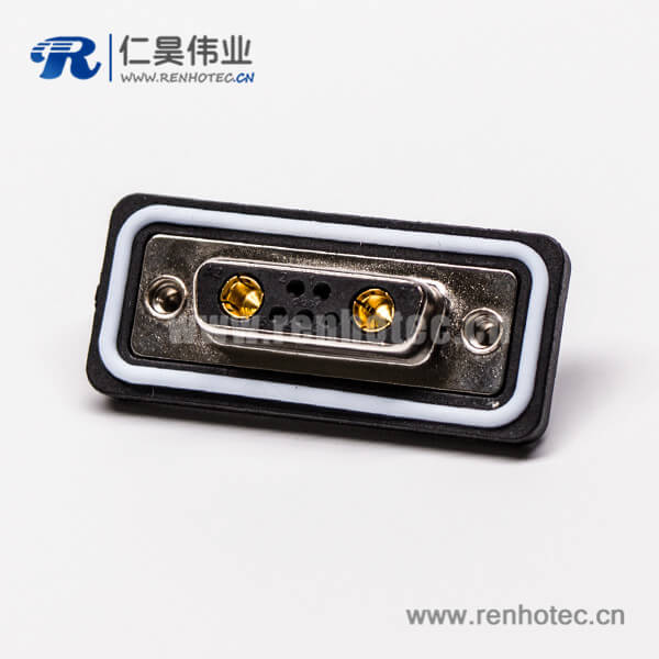 17 d sub 7w2大电流母头直式车针接pcb板插孔