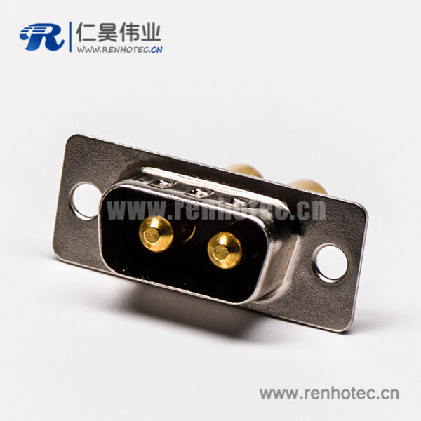 29 D SUB 2W2 接插件焊线式长体30A车针直式公头