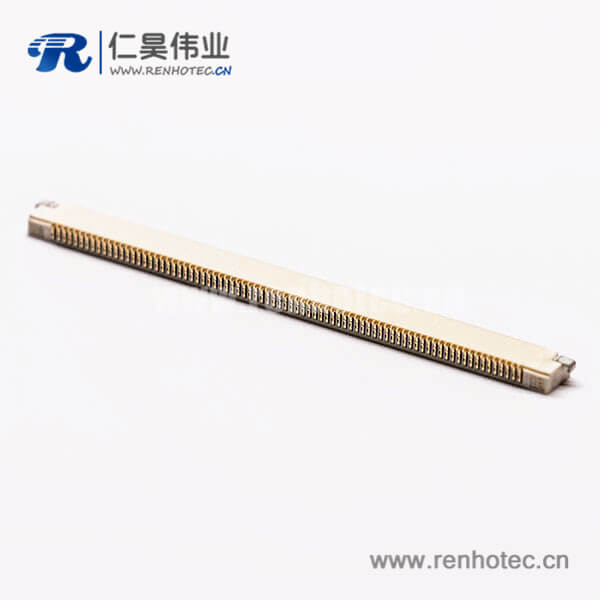 8 fpc 1.0mm抽屉式插座焊接80pin下接触式H1.2