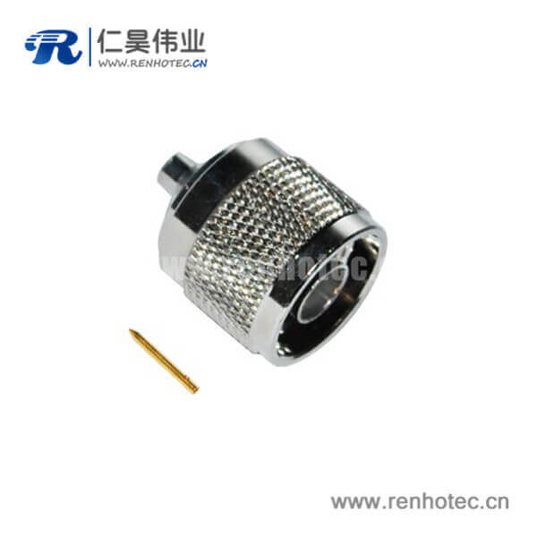 DOSIN-805-0006 n头接插件公头同轴电缆直式焊接