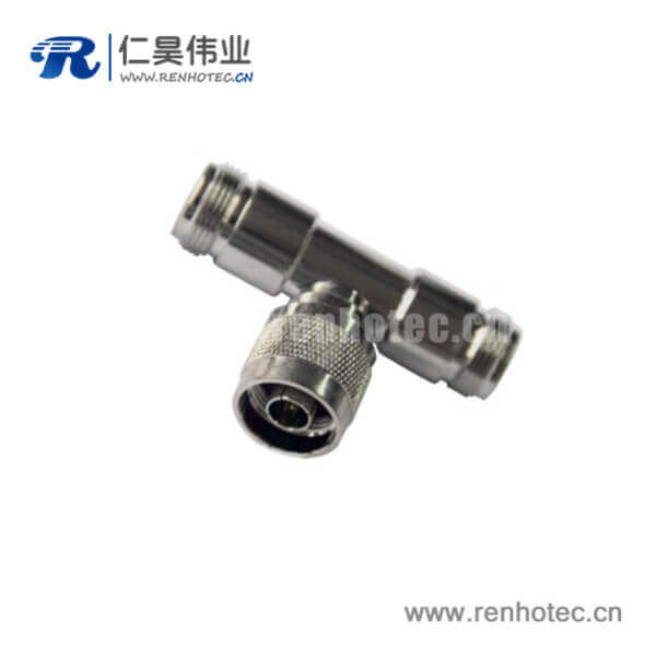 DOSIN-805-0013 N母头转公头T型转接头rf射频同轴接插件
