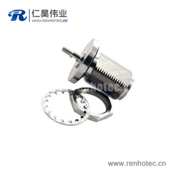 DOSIN-805-0014 n头穿墙式母头接插件低损耗射频同轴电缆RG174_316