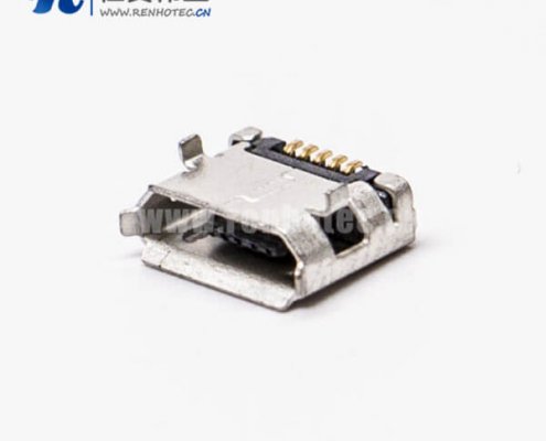 手机micro usb接口封装B型DIP 5.65