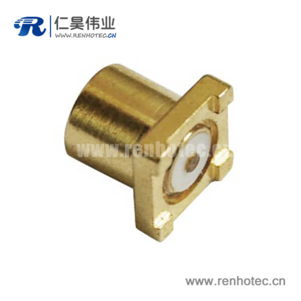 RHT-617-0007 mcx直式母头表贴式PCB板端射频同轴接插件