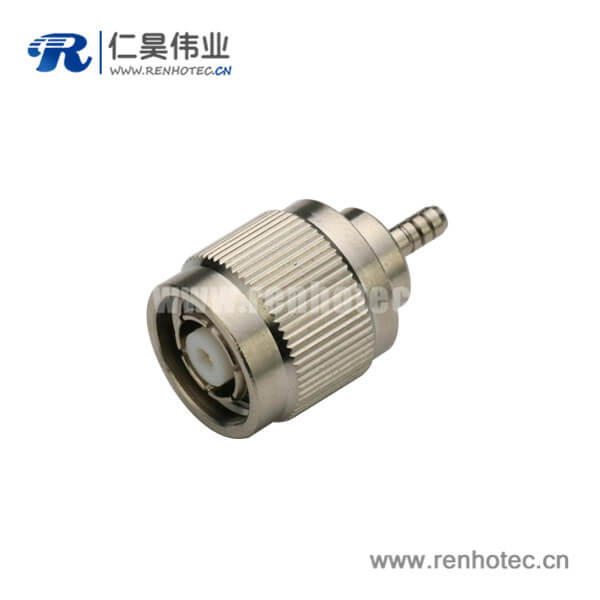 DOSIN-802-1007 tnc接插件RG400反极直式压接插头同轴线缆