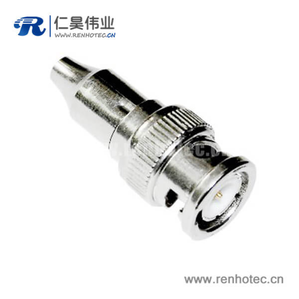 EB-001-0069 bnc接口焊接直式锌合金 公头射频同轴接插件