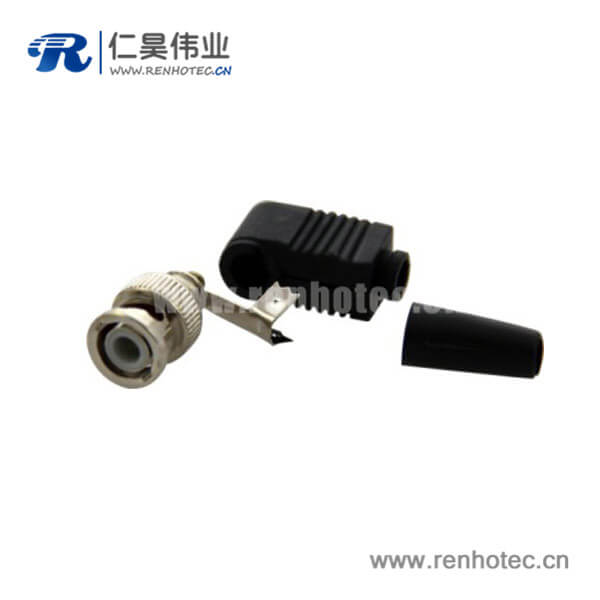 EB-001-0070 BNC射频同轴弯式公头电缆接插件