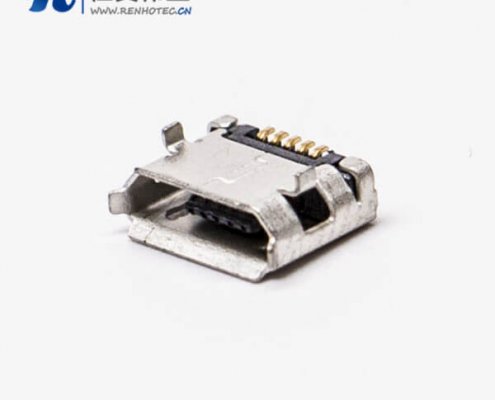 手机micro usb接口封装B型DIP 5.65