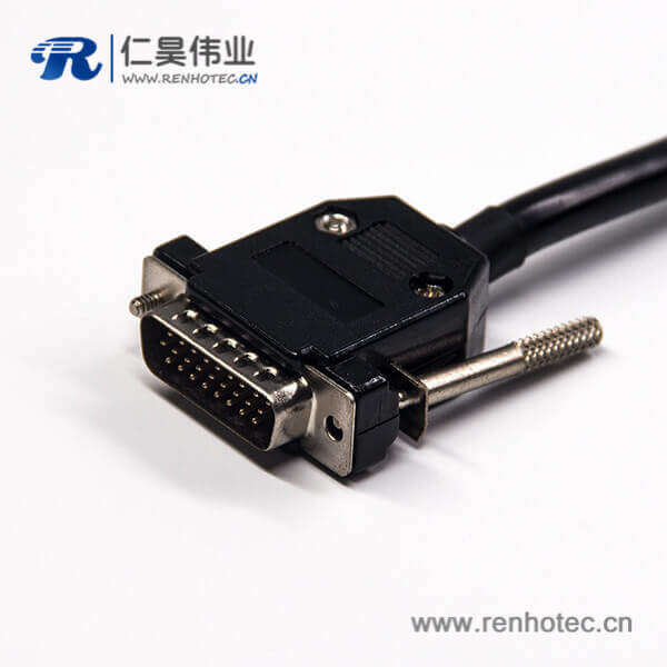 D-SUB接口26芯直公头转SCSI HPCN型50芯公头直式线束1米 D-SUB接口26芯直公头转SCSI HPCN型50芯公头直式线束1米