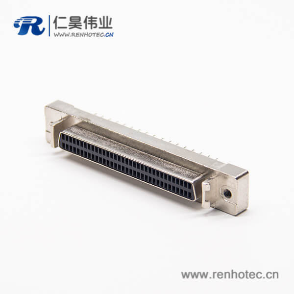SCSI68芯接插件直式180度母头插PCB板 SCSI68芯接插件直式180度母头插PCB板