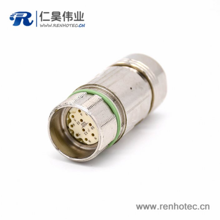 12芯对接头 M623 直式接线母头接插件 12芯对接头 M623 直式接线母头接插件