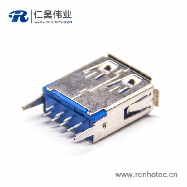 USB3.0接头180度DIP3.0A型穿孔插板9p USB3.0接头180度DIP3.0A型穿孔插板9p