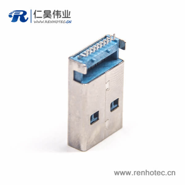 usb3.0长体公座90度接PCBusb3.0长体公座90度接PCB usb3.0长体公座90度接PCB