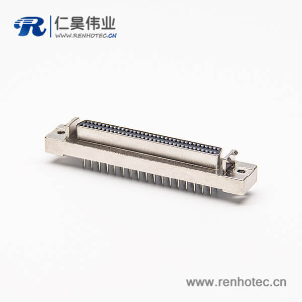 scsi68芯接插件直式180度母头插PCB板 scsi68芯接插件直式180度母头插PCB板