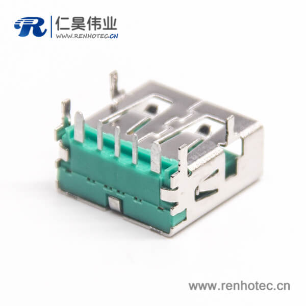 3.0 A usb母座180度长体穿孔9p前屋后四 3.0 A usb母座180度长体穿孔9p前屋后四