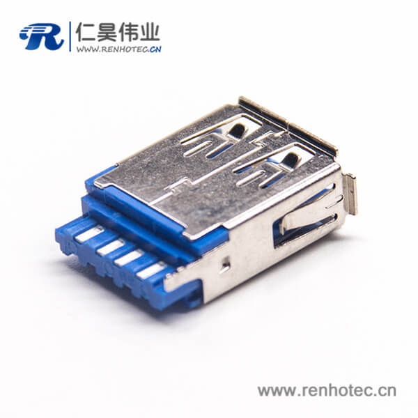 USB3.0 A母插板180度1U”无卷边铜壳 USB3.0 A母插板180度1U''无卷边铜壳