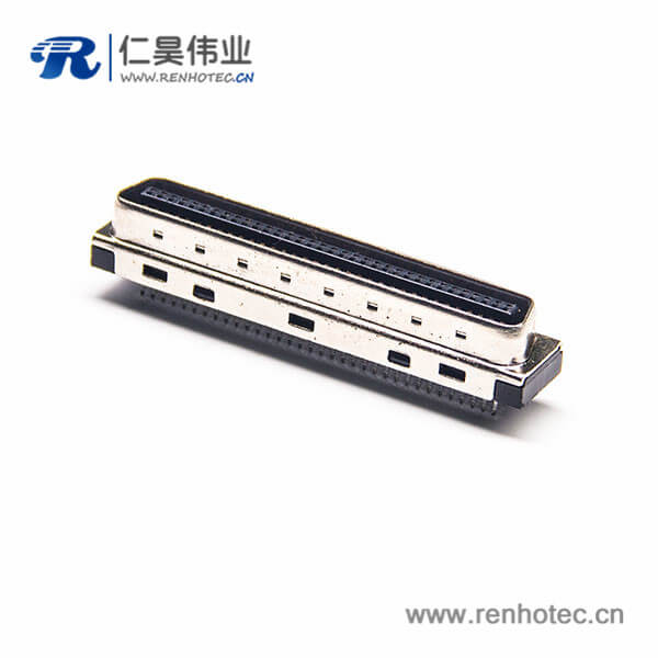 SCSI68芯公头直式HPCN夹板接插件