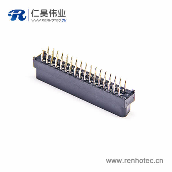 SCSI50公头HPDB插头焊接式直式插板接插件