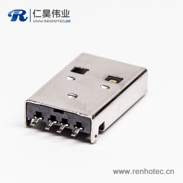 usb2.0沉板封装公头弯式SMT沉板两脚接板 usb2.0沉板封装公头弯式SMT沉板两脚接板