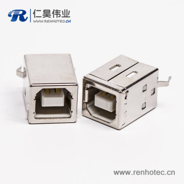 usb type b接口母头直式DIP插PCB板 usb type b接口母头直式DIP插PCB板