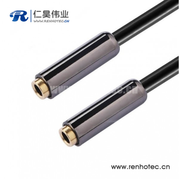 3.5mm母头线材耳机音响延长线连接头 50CM 3.5mm母头线材耳机音响延长线连接头 50CM